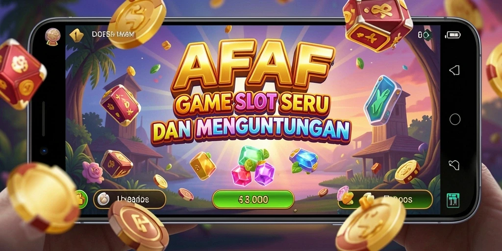 Tampilan gameplay AFAF yang menarik dengan berbagai simbol Slot.