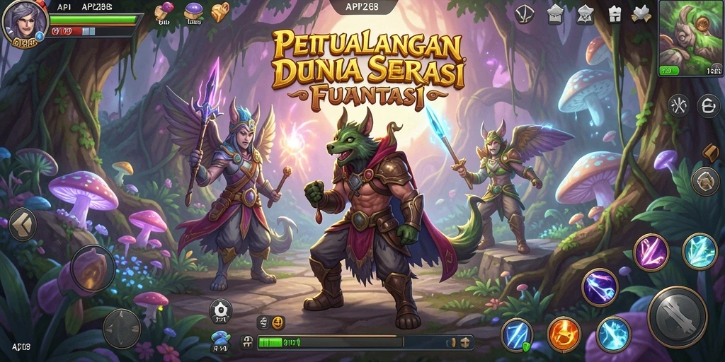 Screenshot menunjukkan aksi mendebarkan dalam petualangan API288.