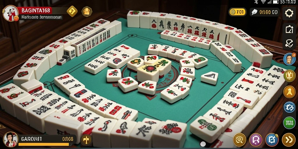 Tampilan menarik gameplay Mahjong BAGINTA168 yang seru.