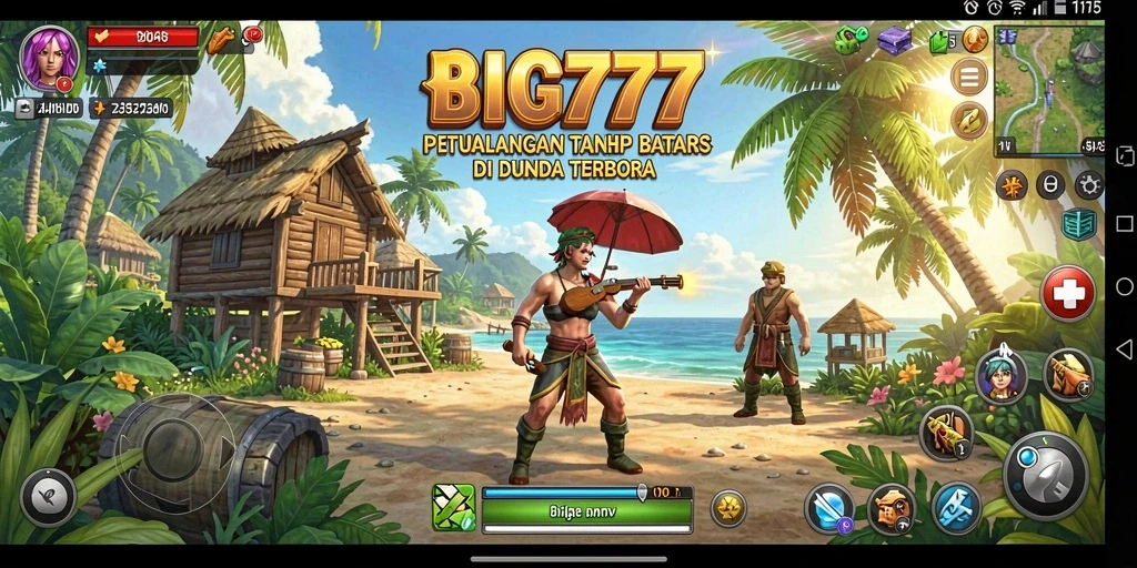 Tampilan gameplay BIG777 dengan dunia terbuka yang luas dan penuh petualangan.