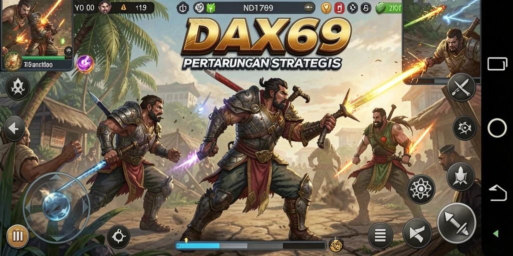 Tampilan gameplay DAX69 yang memukau dan menantang.