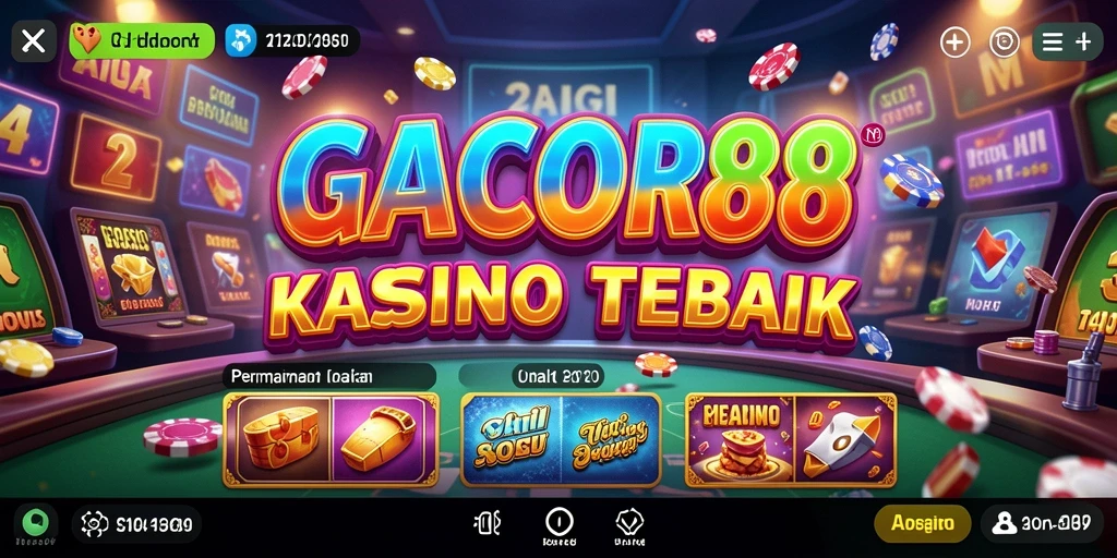 Screenshot GACOR88 menampilkan permainan Kasino yang seru dan interaktif.