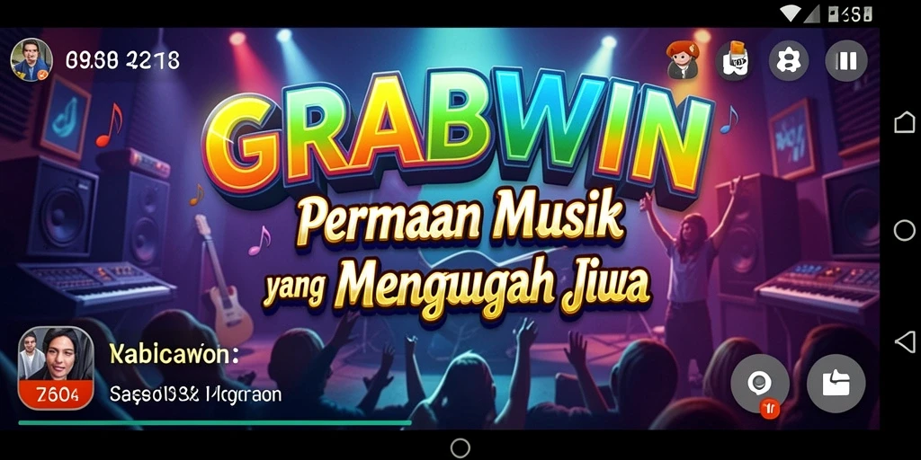 Tampilan gameplay seru dalam GRABWIN yang memikat.