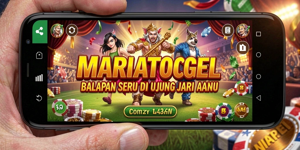Tampilan mendebarkan saat balapan di MARIATOGEL.
