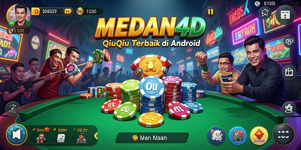 Tampilan gameplay seru dari MEDAN4D.