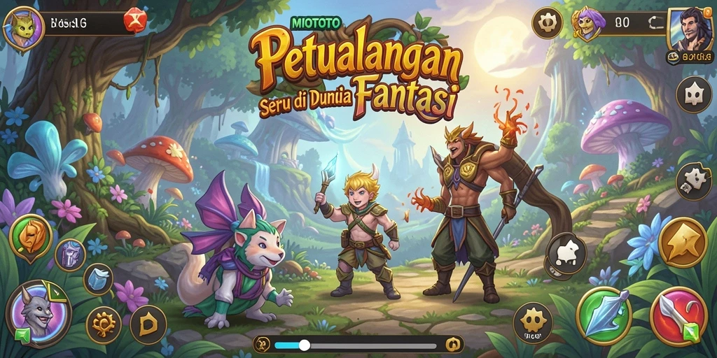 Tampilan gameplay <strong>MIOTOTO</strong> yang menakjubkan dalam aksi RPG.