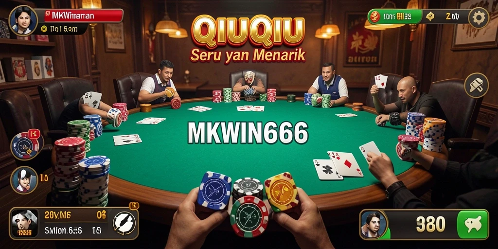 Tampilan gameplay QiuQiu yang penuh aksi.