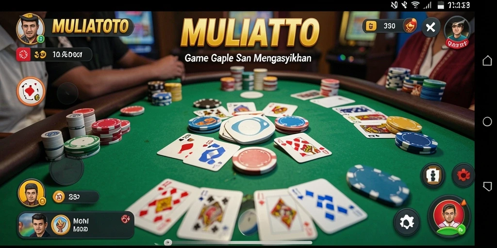 Tampilan gameplay menarik dari MULIATOTO saat bermain Gaple.