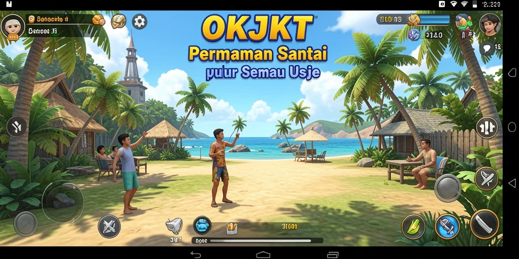 Screenshot dari gameplay OKJKT yang menunjukkan momen seru.