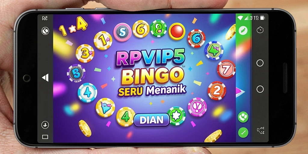 Tampilan menarik dari gameplay Bingo di RPVIP5.