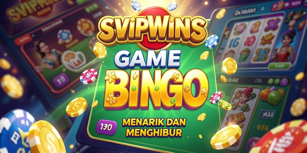 Screenshot gameplay Bingo di SVIPWINS menampilkan suasana seru permainan.