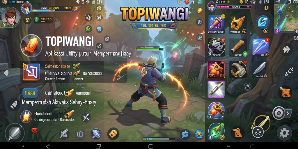 Tangkapan layar utama TOPIWANGI menampilkan fitur pengingat yang intuitif.