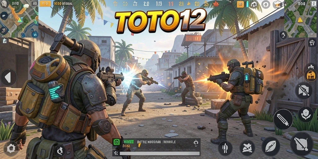 Screenshot TOTO12 memperlihatkan aksi pertempuran di medan yang dinamis.